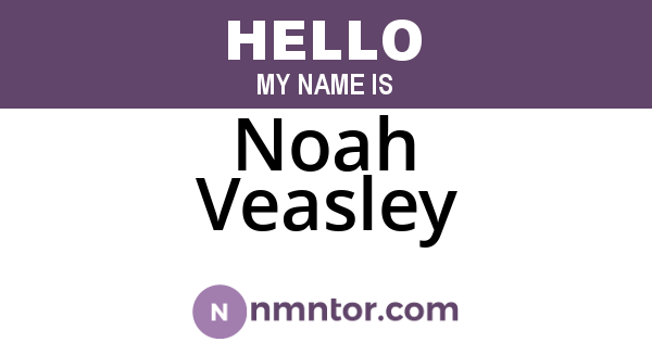 Noah Veasley