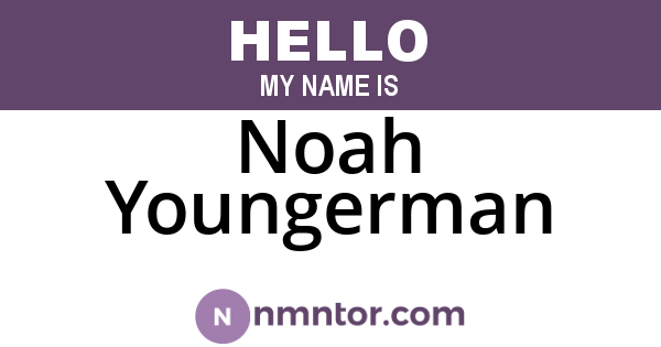 Noah Youngerman