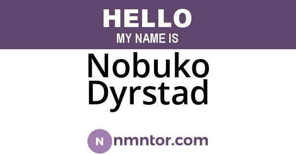 Nobuko Dyrstad