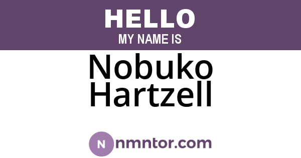 Nobuko Hartzell