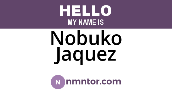 Nobuko Jaquez