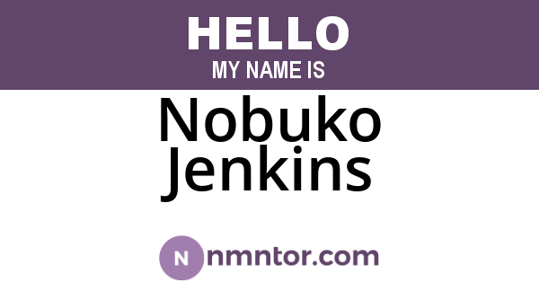 Nobuko Jenkins