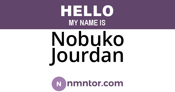 Nobuko Jourdan