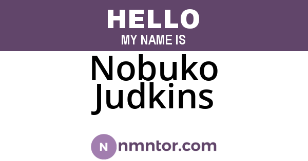 Nobuko Judkins