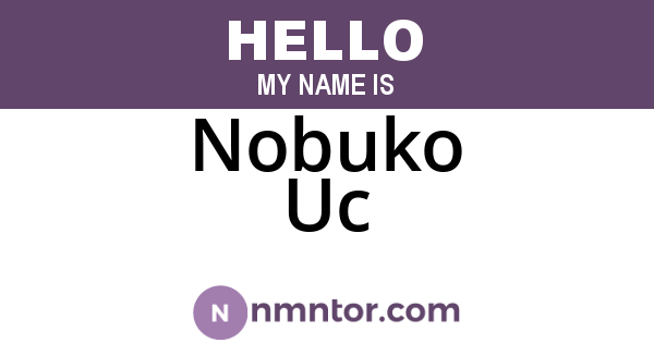 Nobuko Uc