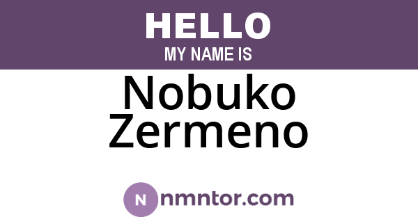 Nobuko Zermeno