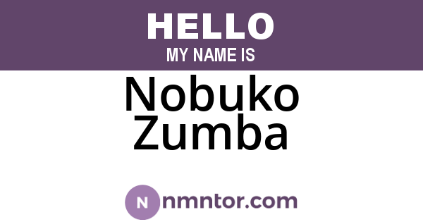 Nobuko Zumba