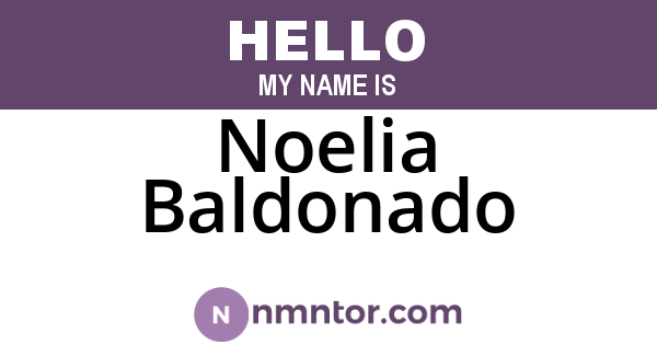 Noelia Baldonado