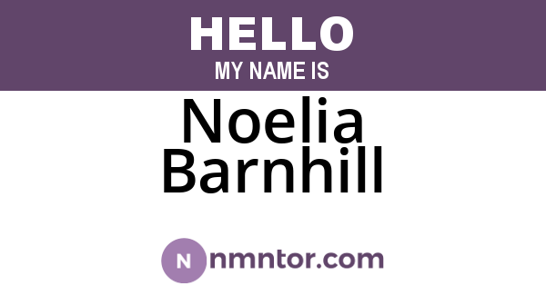 Noelia Barnhill