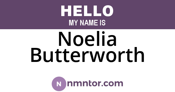 Noelia Butterworth