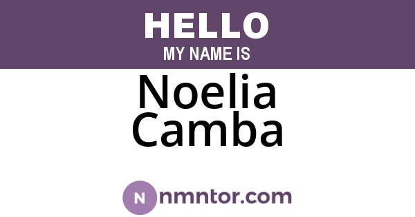Noelia Camba