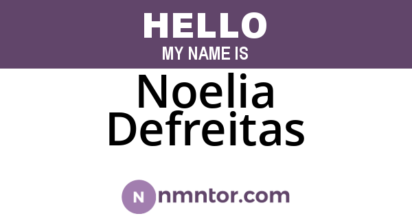 Noelia Defreitas