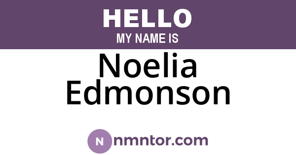 Noelia Edmonson