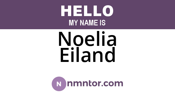 Noelia Eiland