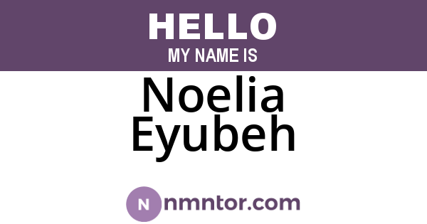 Noelia Eyubeh