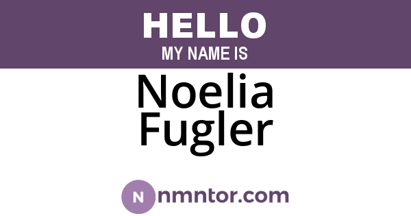 Noelia Fugler