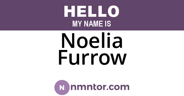 Noelia Furrow