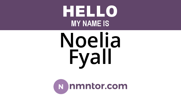 Noelia Fyall