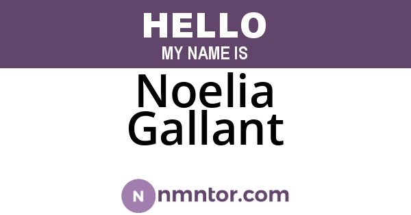 Noelia Gallant