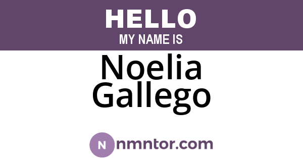 Noelia Gallego