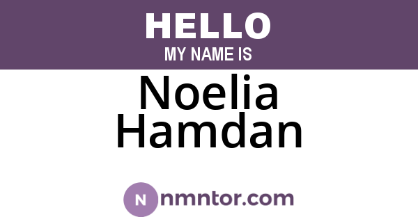 Noelia Hamdan