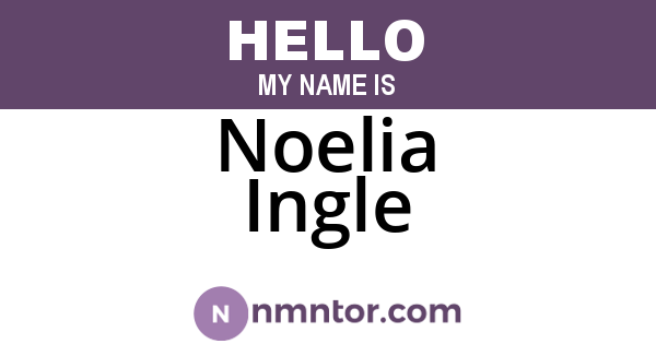 Noelia Ingle