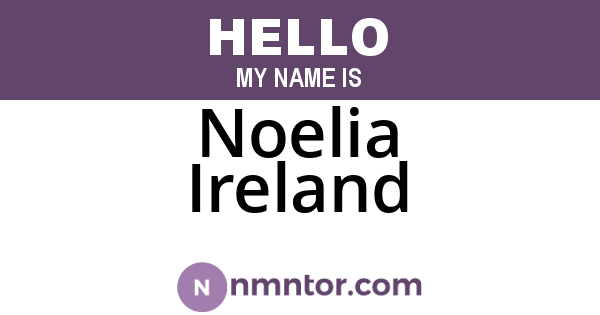 Noelia Ireland