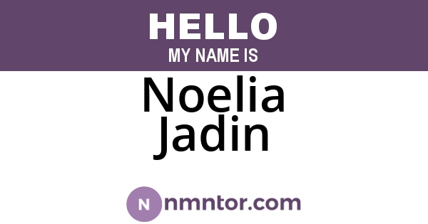 Noelia Jadin