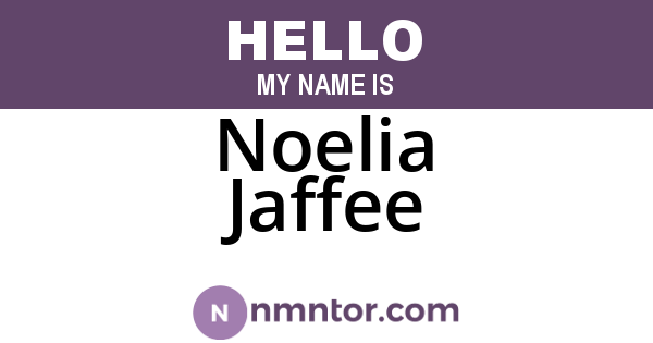 Noelia Jaffee
