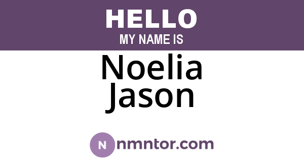 Noelia Jason