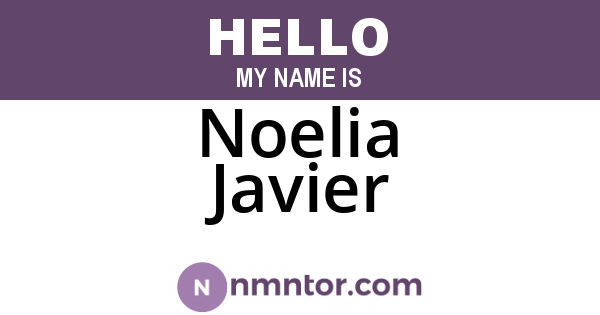 Noelia Javier