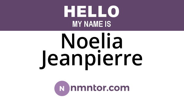 Noelia Jeanpierre