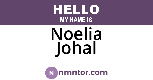 Noelia Johal