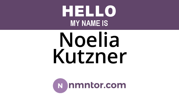 Noelia Kutzner