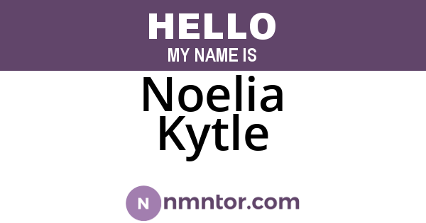 Noelia Kytle