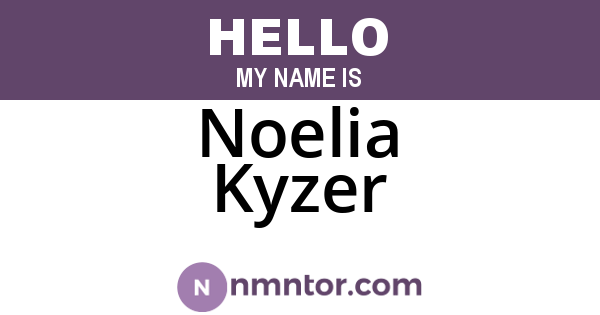 Noelia Kyzer