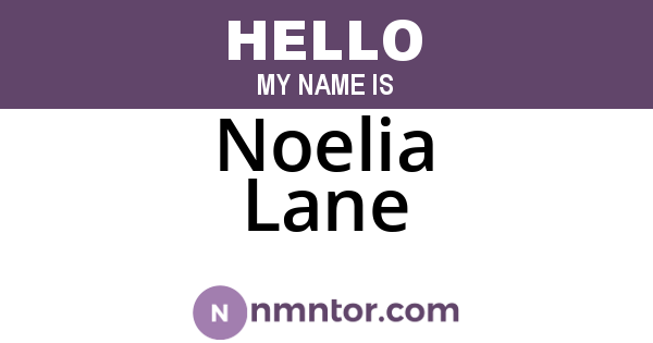 Noelia Lane