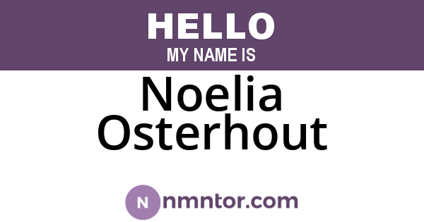 Noelia Osterhout