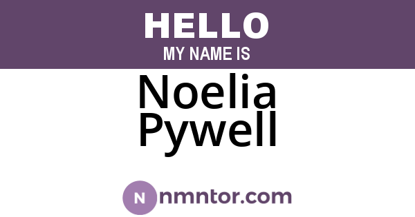 Noelia Pywell