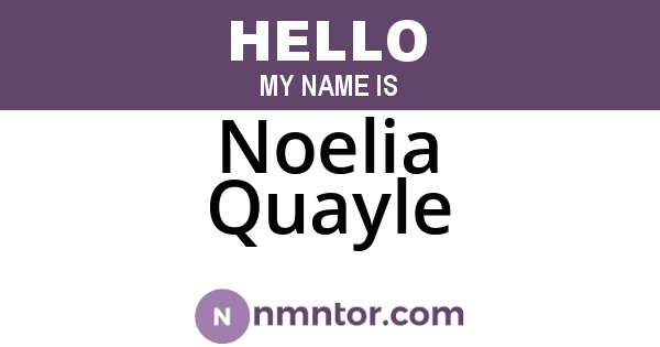 Noelia Quayle