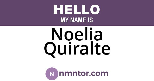 Noelia Quiralte