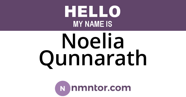 Noelia Qunnarath