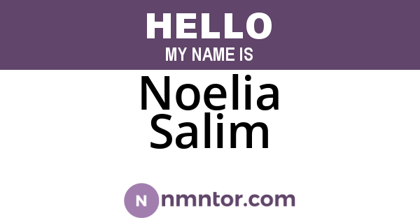 Noelia Salim
