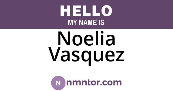 Noelia Vasquez