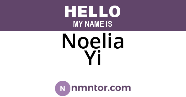 Noelia Yi