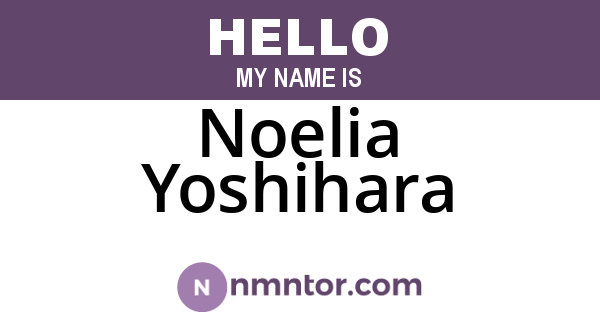 Noelia Yoshihara