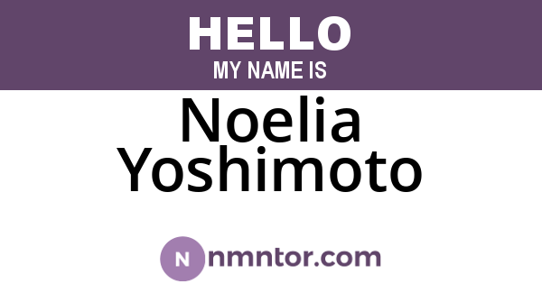 Noelia Yoshimoto