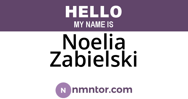 Noelia Zabielski
