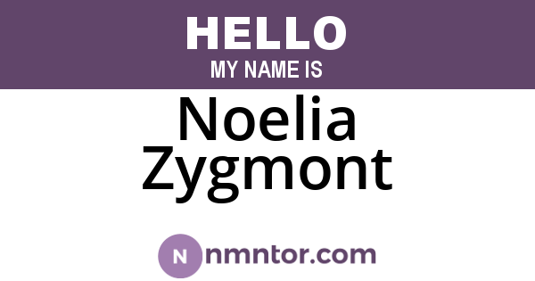 Noelia Zygmont