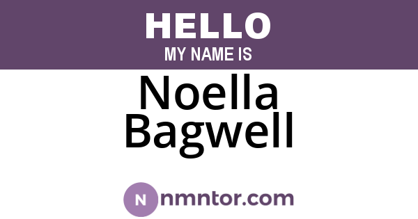 Noella Bagwell